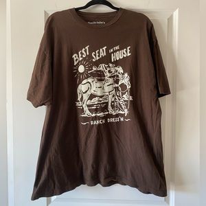 Ranch Dress’n brown graphic tee